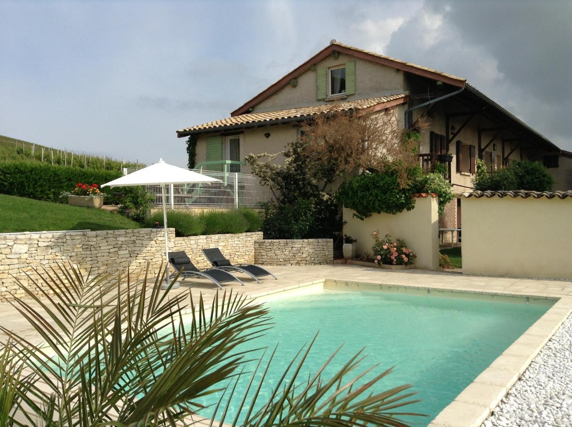 La Croix De Saburin Bed & Breakfast Quincie-en-Beaujolais Bagian luar foto